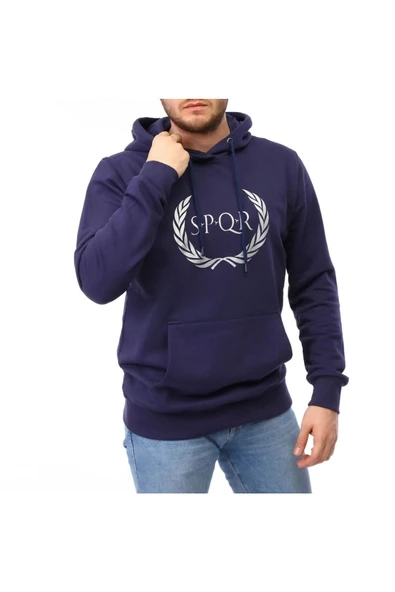 Raru TILYA - Erkek Lacivert Spor Sweatshirt - SQKS101-193