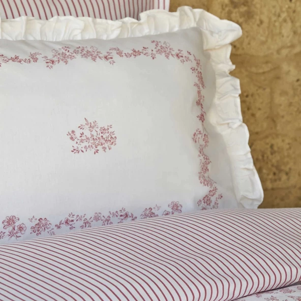 Karaca Home Versay Tek Kişilik Percale Nevresim Takımı Pembe - 4