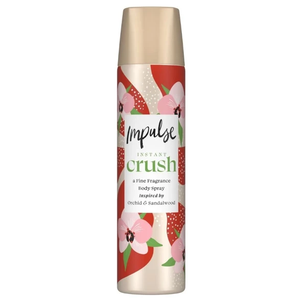 Impulse Instant Crush Body Fragrance Spray Deodorant 75ml