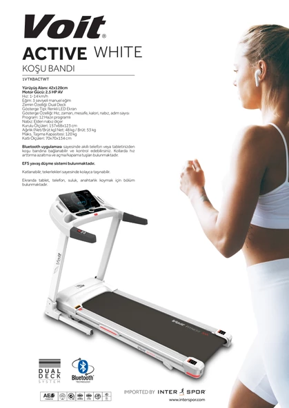 ACTIVE WHITE KOŞU BANDI - 5