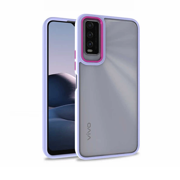 Vivo Y20S Kılıf Zore Flora Kapak