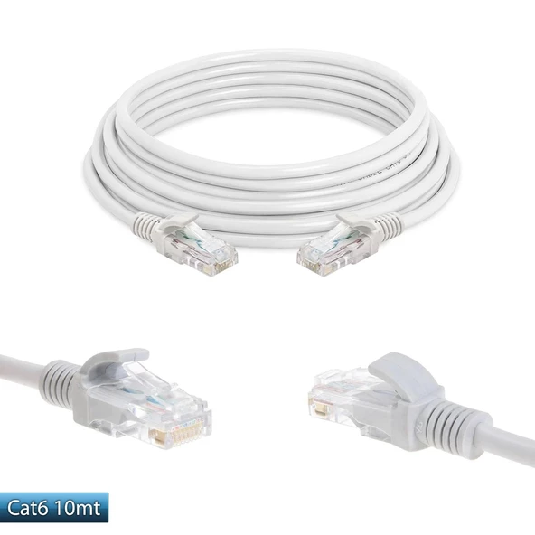 Gabble Gab-c610 Cat6 Patch Network Ethernet Kablo 10 Metre