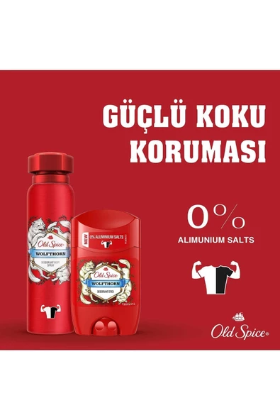 Old Spice Oldspıce Deodorant Spray Wolfthorn 150ml - 7