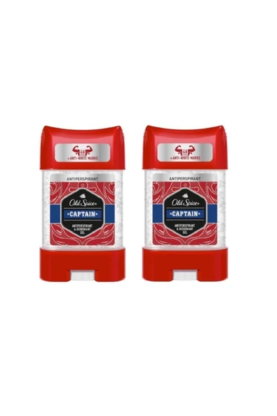 Old Spice Captain Antiperspirant Gel 70 ml X 2 Adet