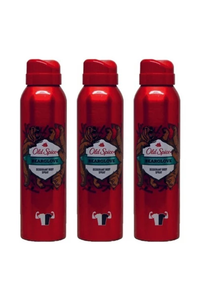 Old Spice Sprey Deodorant 150 ml Bearglove 3 Adet 800109059562133 - 1