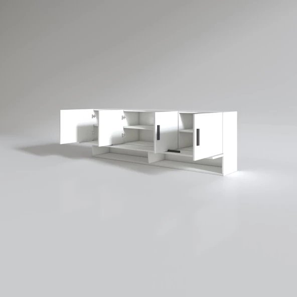 Kenzlife hazır mutfak perenna byz 060*180*32 mutfak banyo dolabı kapaklı raflı - 2