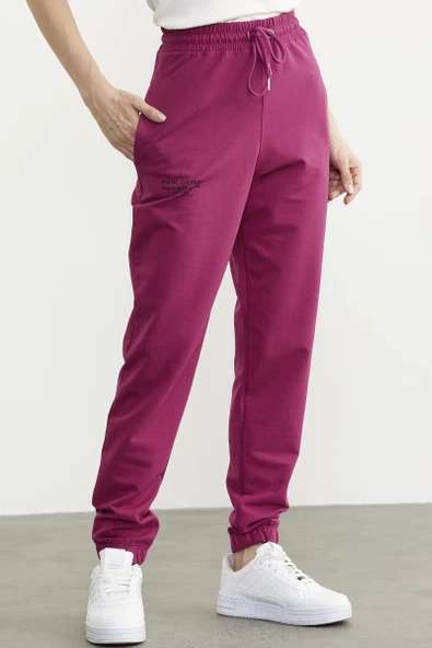 Jogger Eşofman Altı - Fuşya - 4