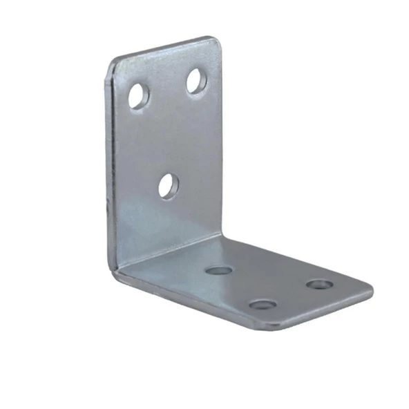 Mobilya Eşya Dolap Duvar Sabitleyici Köşe Bağlantı L Demir Gönye Deprem Güvenliği 45x45x30mm - Resim 5