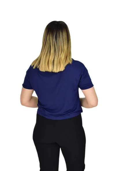 Kadın Kabarma Yazılı Tişört 40668 ST00252 - Resim 12