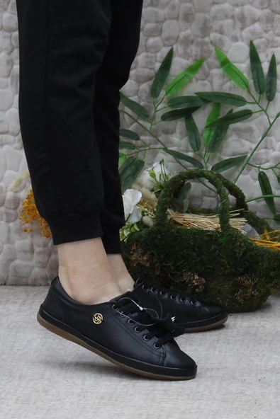 U.S. Polo Assn. Jojo Siyah Esnek Orijinal Ürün Hakiki Deri Kadın Ayakkabı ürün görseli