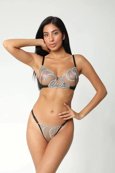 Sütyen Külot İç Çamaşır Takım 8009 - 1