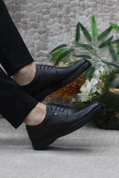 Pierre Cardin 6715 Siyah Comfort Orijinal Ürün Hakiki Deri Erkek Ayakkabı - Resim 5