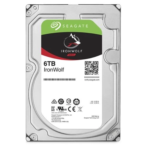 SEAGATE 6TB NAS IRONWOLF  5400R ST6000VN001