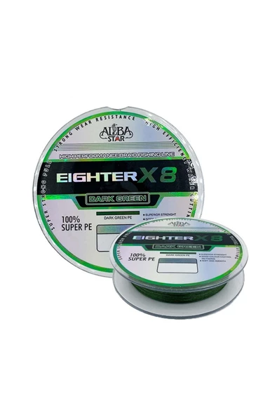 Albastar Eighter 8x İp Misina 0,10mm 250mt