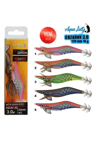 Cazador Squid Jig Kalamar Zokası 120Mm 19G 3.0 No:4