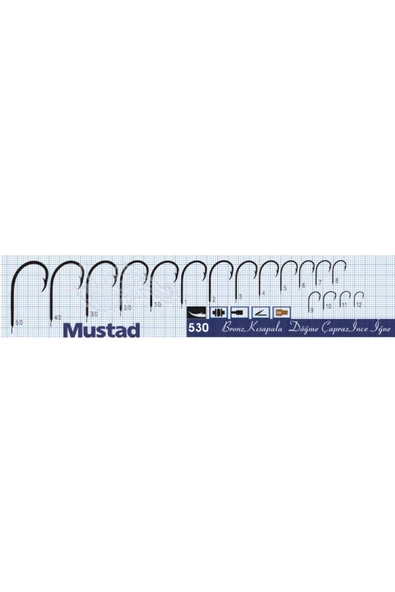 Mustad Olta İğnesi 530 25li No:1/0 - 2