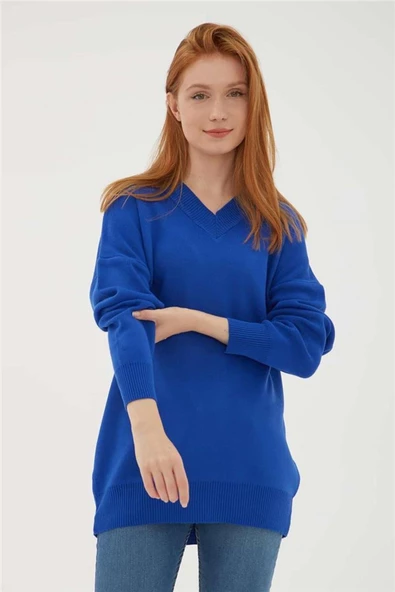 FASHION FRIENDS KADIN V YAKA KAZAK 23K0174K1 - 2