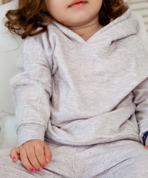 Kapüşonlu Tek Sweat - 2
