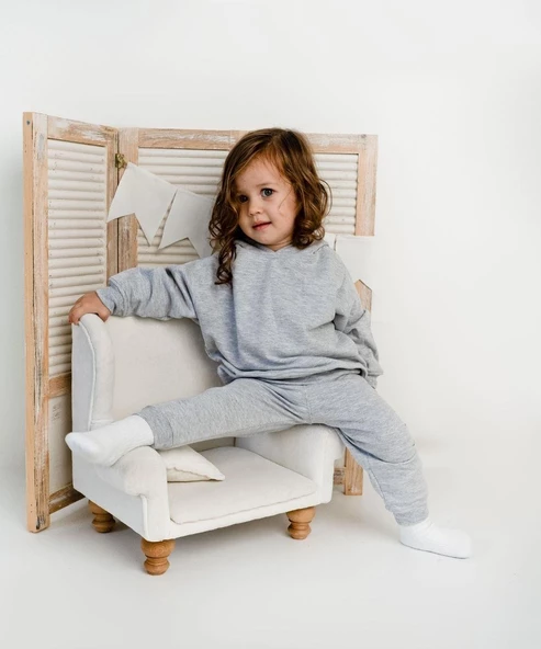 Kapüşonlu Tek Sweat - 6