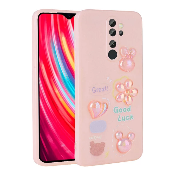 Xiaomi Redmi Note 8 Pro Kılıf Kabartma Figürlü Parlak Toys Silikon Kılıf - Resim 4