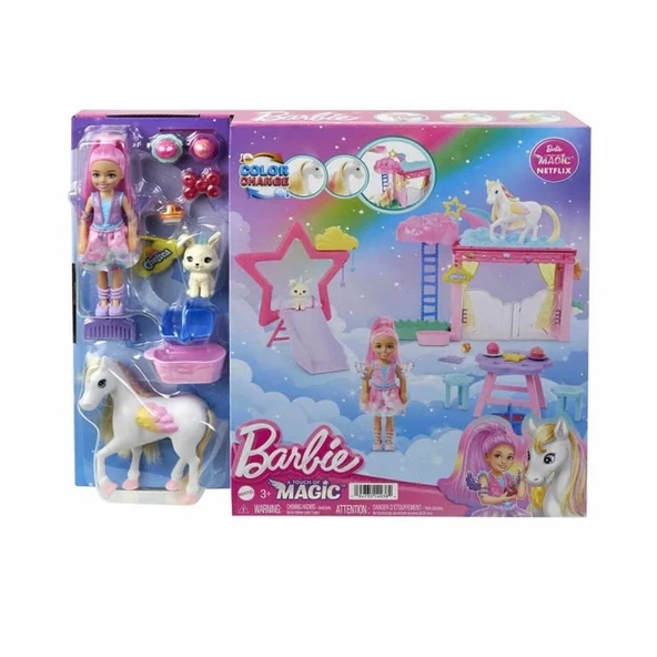 Barbie A Touch Of Magic Chelsea ve Pegasus Oyun Seti HNT67 - 3