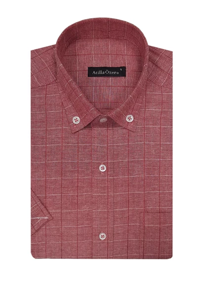 Atilla Özer Kısa Kol Klasik Erkek Gömlek-6602
