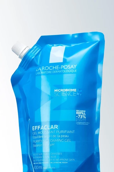 La Roche Posay Effaclar Yağlı Ciltler Için Temizleme Jeli 400ml - Refill - 3