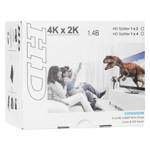 Hytech HY-LU4 4 Port 4K*2K HDMI Splitter - 4