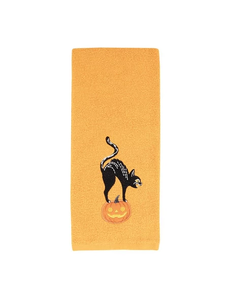 %100 Pamuk İkili 40x66 cm Halloween Desenli El & Yüz Havlu Seti Baveno