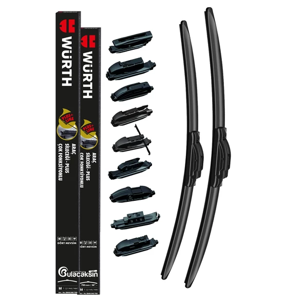 Würth Muz Silecek Takımı VW Transporter T5 2003-2013 ile uyumlu