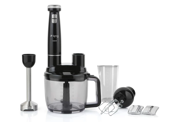 KING BODIE KKB973 KOMPLE BLENDER SET SIYAH GUMUS