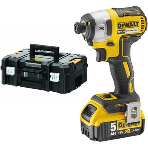 Dewalt DCF887P2-QW 18V/5.0Ah Li-ion Çift Akülü Kömürsüz Profesyonel Darbeli Tornavida