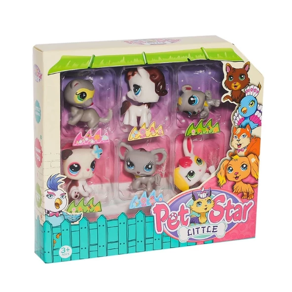 KZL-3046A3 Little Pet Star Seti -Kızılkaya Oyuncak