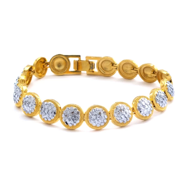 Çift Renkli Yuvarlak Sıralı Kadın Bileklik BLK-1013 - 2