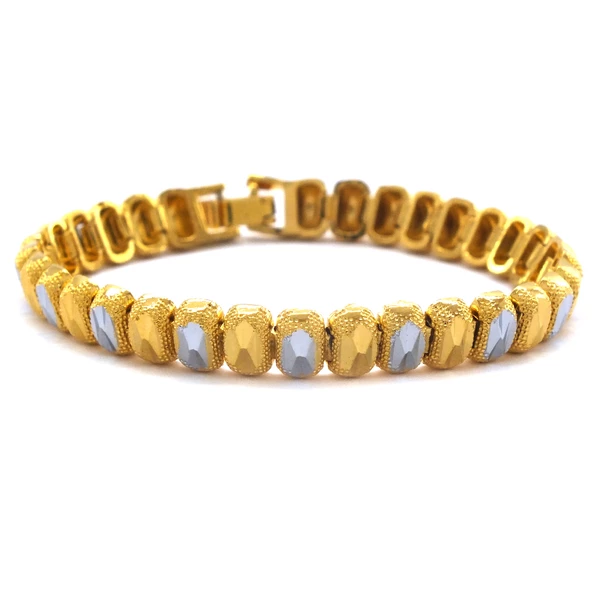 Altın Kaplama Lazer Kesim Kadın Bileklik BLK-1014 - Resim 2