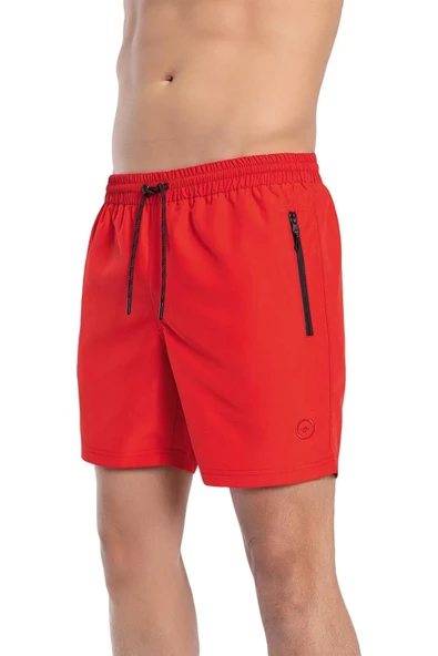 Crozwise Erkek Maraton Deniz Şortu Kırmızı