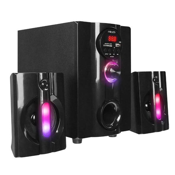 Mikado MD-95BT 2+1 20W Siyah Multimedya FM/BT/SD/USB Speaker Hoparlör