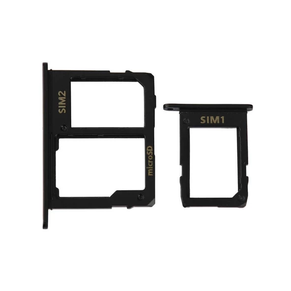 Samsung Uyumlu Galaxy J730 J7 Pro Sim Hafıza Kartı Takım Siyah ürün görseli 1