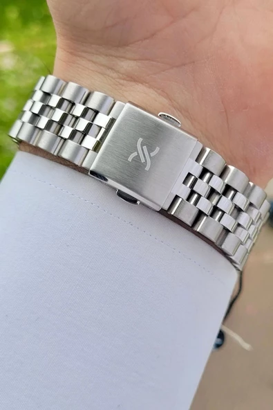 Daniel Klein DKISTE1126 Kadranı Lacivert Kordonu Gümüş Renk Hediye Paketli Erkek Kol Saati - Resim 5