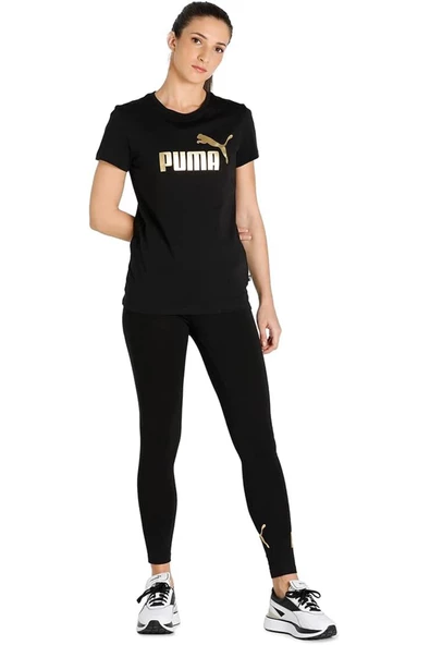 Puma Metallic Logo Tee T-Shırt - 9
