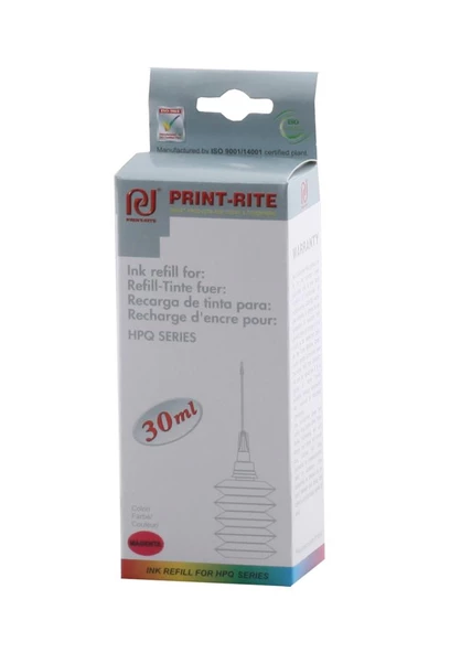Print-Rite Hp Üniversal Dye Kırmızı Mürekkep 30ml ürün görseli 1