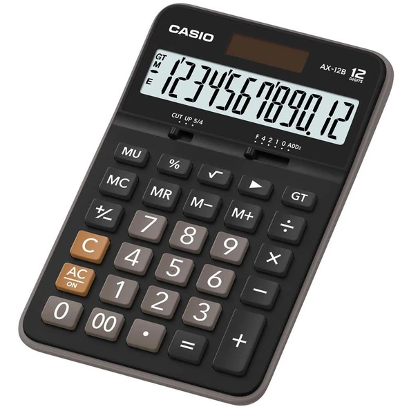 Casio AX-12B 12 Hane Masa Üstü Hesap Makinesi ürün görseli 1