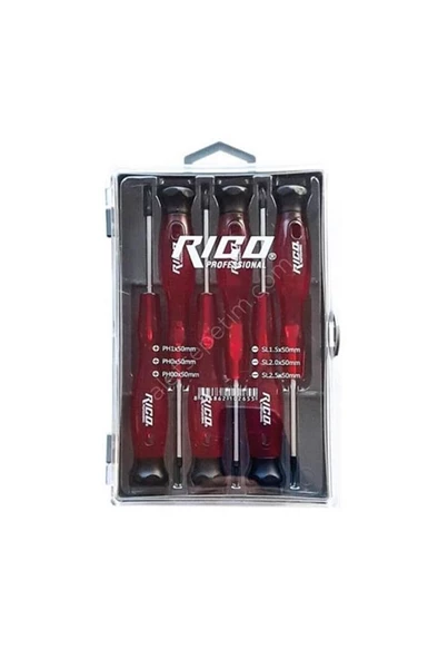 Rıco 003-KK1969 6lı Saatci Tornavida ( 3 Düz- 3 Yıldız ) ürün görseli 1