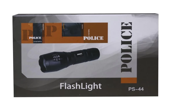 Police PS-44 CREE T6 LED + Zoom Şarj Edilebilir El ürün görseli 1
