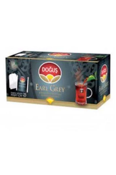Doğuş Early Grey Süzen Poşet Çay 25x2 gr ürün görseli 1