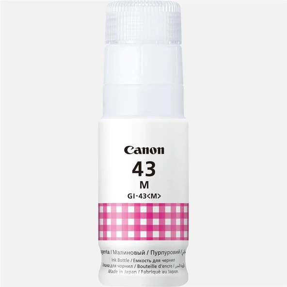Canon GI-43M Magenta Kırmızı Şişe Mürekkep G540-G640 ürün görseli 1
