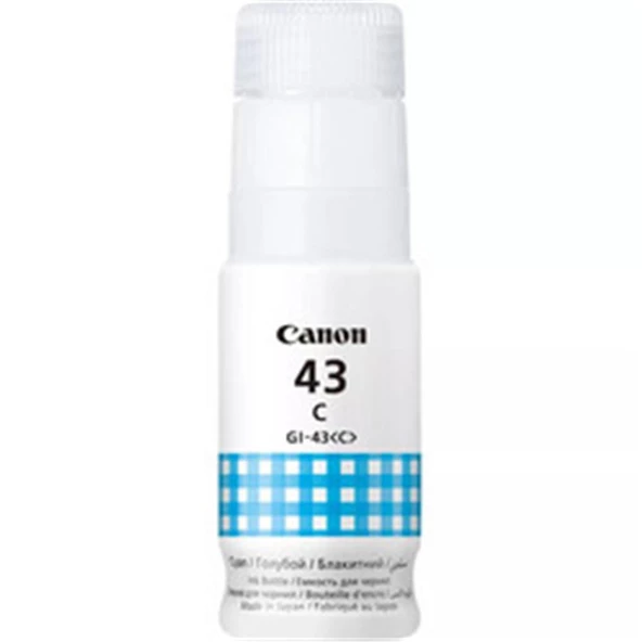 Canon GI-43C Cyan Mavi Şişe Mürekkep G540-G640 ürün görseli 1