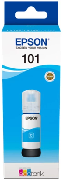 Epson 101 Cyan Mavi Şişe Mürekkep T03V24A L4150-4160-6160-6170-6190 ürün görseli 1