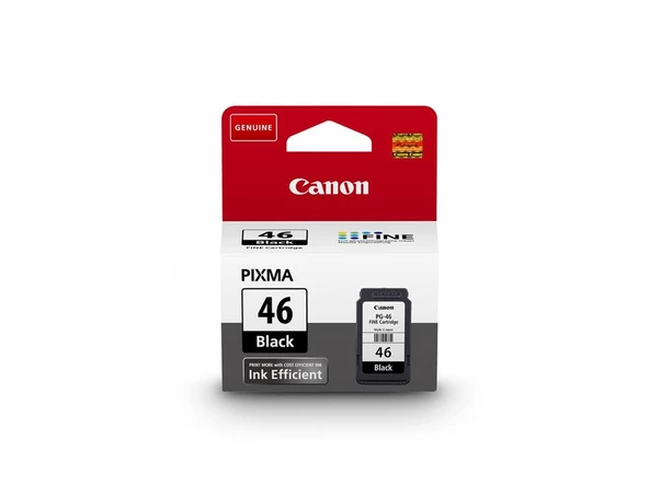 Canon PG-46 Black Siyah Mürekkep Kartuş E404-414-474 E3140 ürün görseli 1
