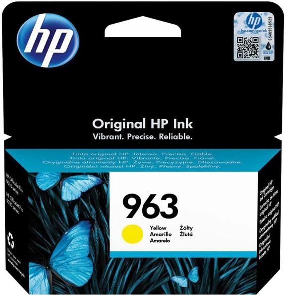 HP 963 Yellow Sarı Kartuş 3JA25A